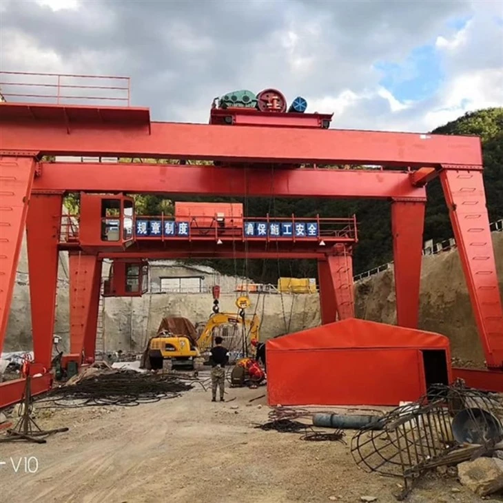 Electric Motor Double Girder Gantry Crane