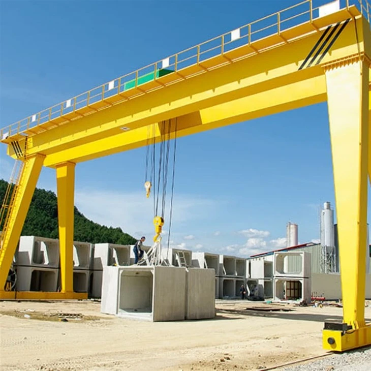 Godown Double Girder Gantry Crane With Md Electric Hoist